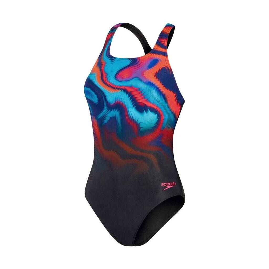 Speedo digital placement medalist badpak dames aanbieding bij Plutosport