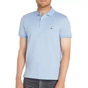 Plutosport Tommy hilfiger tipped mouline polo heren aanbieding