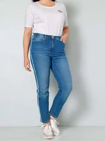 Klingel Jeans met modieus tape miamoda blue bleached aanbieding