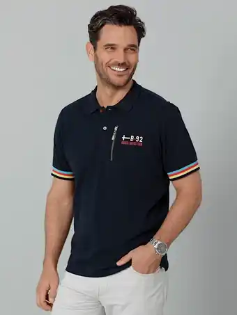 Klingel Poloshirt met contrastkleurige details babista marine aanbieding