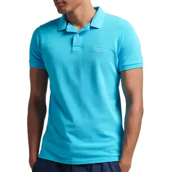 Plutosport Superdry vintage destroy polo heren aanbieding