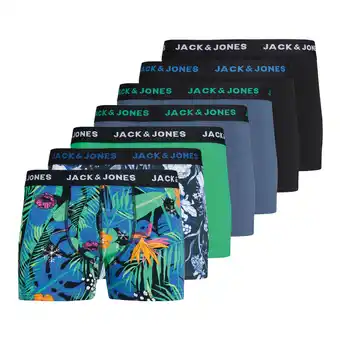 Plutosport Jack & jones flower mix trunk boxershorts heren (7-pack) aanbieding