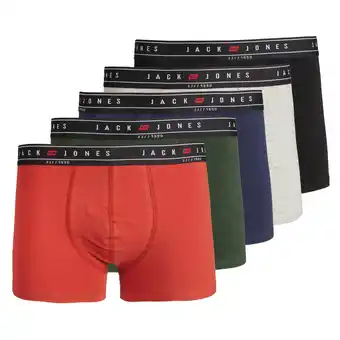 Plutosport Jack & jones nagee trunk boxershorts heren (5-pack) aanbieding