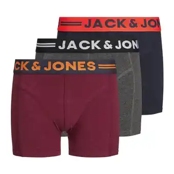 Plutosport Jack & jones lichfield trunks boxershorts jongens (3-pack) aanbieding