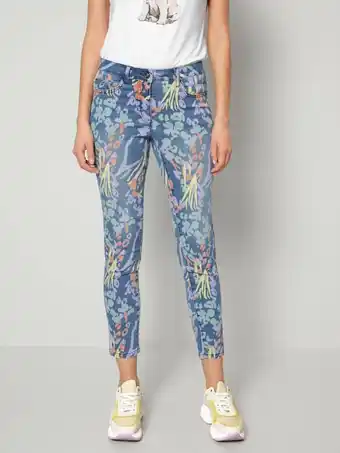 Klingel Jeans met kleurrijke print rondom amy vermont blue denim/multicolor aanbieding