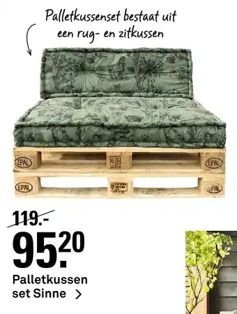 Karwei Palletkussen set Sinne aanbieding