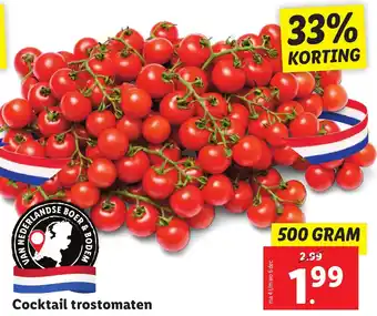 Lidl Cocktail trostomaten 500g aanbieding