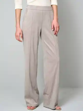 Klingel Broek met siernaden alba moda zilverkleur aanbieding