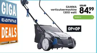 GAMMA Verticuteermachine 1300 watt aanbieding