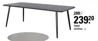 Karwei Tafel Joshua aanbieding