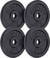 Halterschijven set 27,5 kg - Gewichten - Gietijzer - 30 mm | GORILLA SPORTS