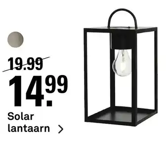 Karwei Solar Lantaarn aanbieding