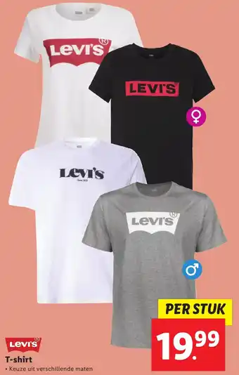 Lidl Levi's T-shirt aanbieding