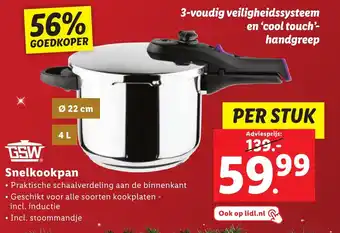 Lidl Snelkookpan aanbieding