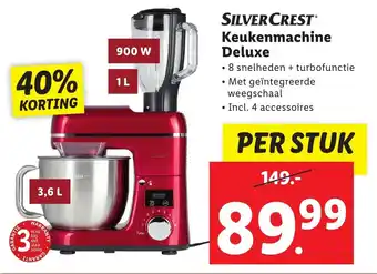 Lidl SILVERCREST Keukenmachine Deluxe aanbieding