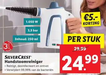 Lidl SILVERCREST Handstoomreiniger aanbieding