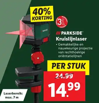 Lidl Kruislijnlaser aanbieding