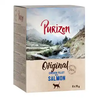 Zooplus 6 x 70 g purizon adult kipfilet met zalm kattenvoer natvoer aanbieding