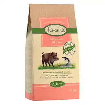 Zooplus 10 kg lukullus droogvoer tijdelijk met 15% korting! - zalm & wild zwijn aanbieding