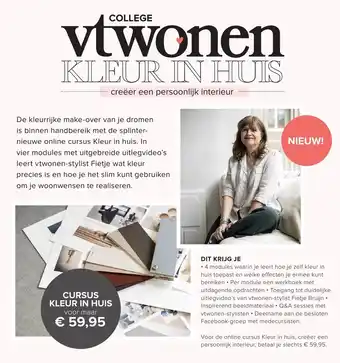 Karwei Cursus kleur in huis aanbieding