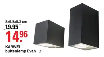 Karwei Karwei Buitenlamp Evan aanbieding