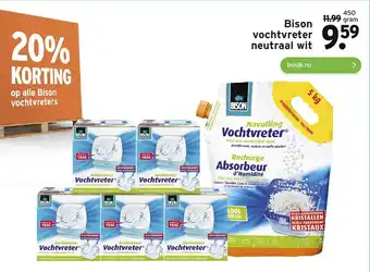 GAMMA Bison vochtvreter neutraal wit 450 gram aanbieding