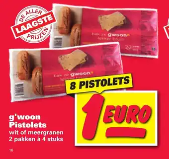 Nettorama G'woon Pistolets aanbieding