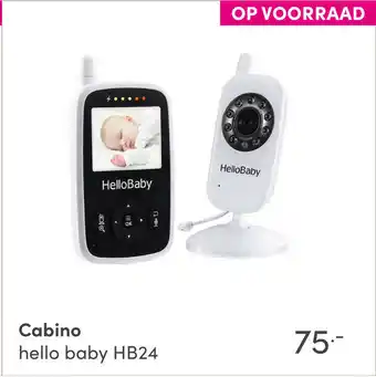 Baby & Tiener Cabino Hello Baby HB24 aanbieding