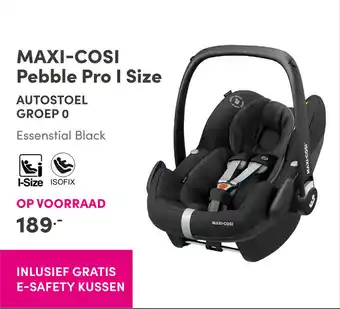 Baby & Tiener Maxi-Cosi Pebble Pro i-Size Essential black aanbieding