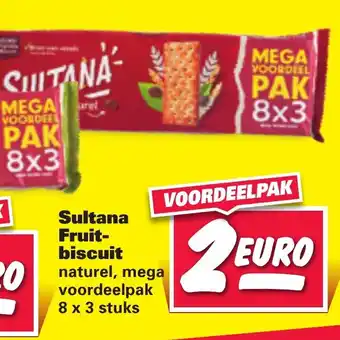 Nettorama Sultana Fruit- biscuit naturel, mega voordeelpak aanbieding