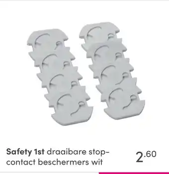 Baby & Tiener Safety 1st Draaibare stopcontact beschermers wit aanbieding