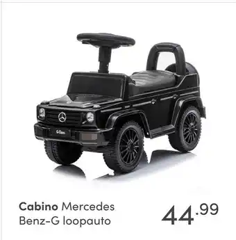 Baby & Tiener Cabino Mercedes Benz-G loopauto aanbieding