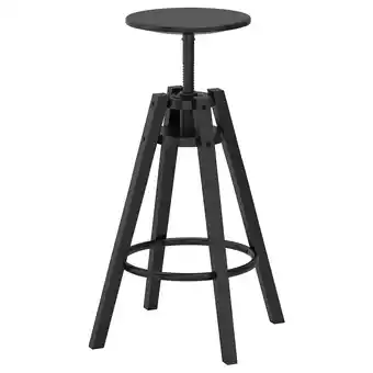 IKEA Dalfred barkruk, zwart, 63-74 cm aanbieding