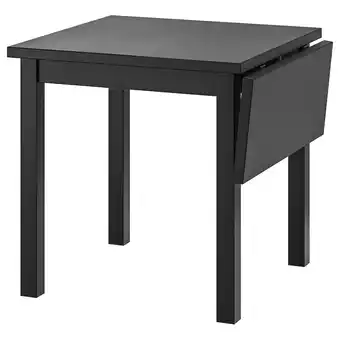 IKEA Nordviken klaptafel, zwart, 74/104x74 cm aanbieding