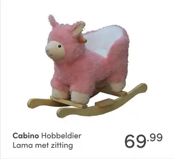 Baby & Tiener Cabino Hobbeldier Lama met zitting aanbieding