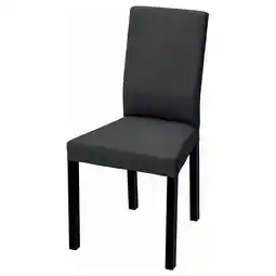 IKEA Kättil eetkamerstoel, zwart/knisa donkergrijs aanbieding