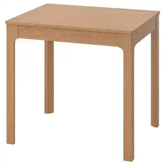 IKEA Ekedalen uitschuifbare tafel, eiken, 80/120x70 cm aanbieding