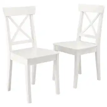 IKEA Ingolf eetkamerstoel, wit aanbieding