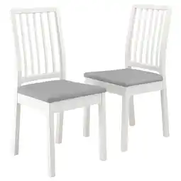 IKEA Ekedalen eetkamerstoel, wit/orrsta lichtgrijs aanbieding