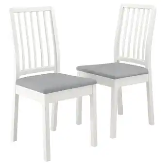 IKEA Ekedalen eetkamerstoel, wit/orrsta lichtgrijs aanbieding