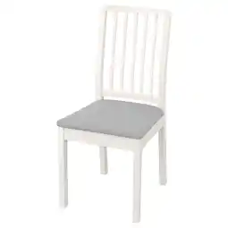 IKEA Ekedalen eetkamerstoel, wit/orrsta lichtgrijs aanbieding