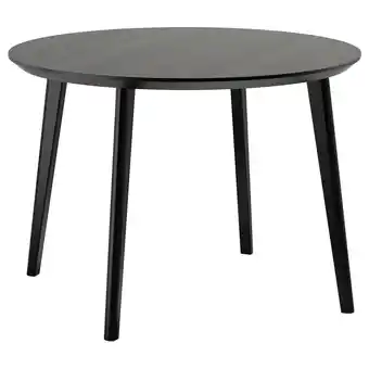 IKEA Lisabo tafel, zwart, 105 cm aanbieding