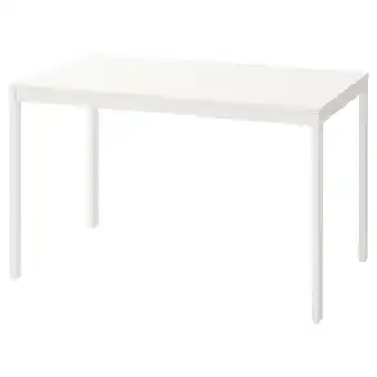 IKEA Vangsta uitschuifbare tafel, wit, 120/180x75 cm aanbieding