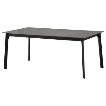 IKEA Gillanda uitschuifbare tafel, donkergrijs/zwart, 180/240x100 cm aanbieding