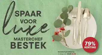 Dekamarkt Spaar voor luxe masterchef bestek aanbieding