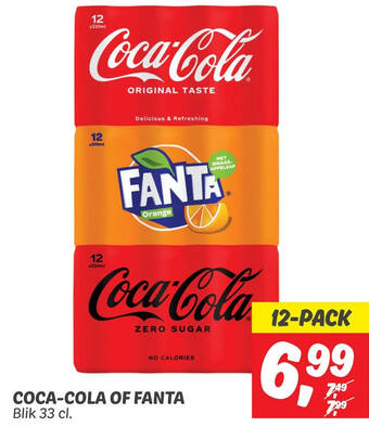 Dekamarkt Coca-cola of fanta aanbieding