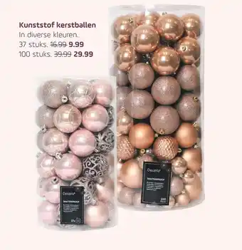 Coppelmans Kunststof kerstballen aanbieding