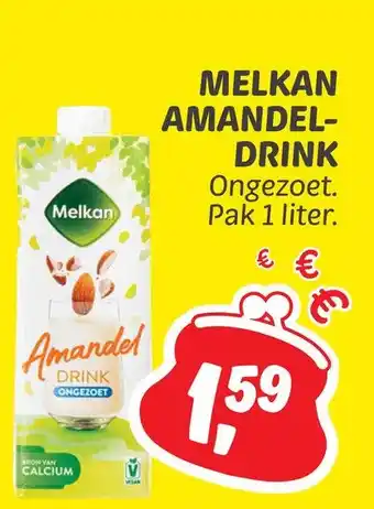 Dekamarkt Melkan amandel- drink aanbieding