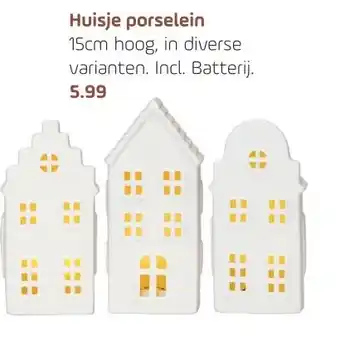 Coppelmans Huisje porselein aanbieding