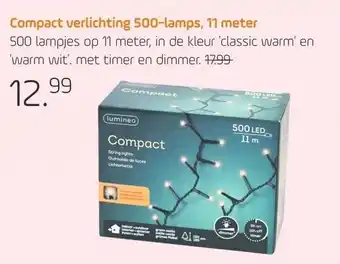 Coppelmans Compact verlichting 500-lamps, 11 meter aanbieding